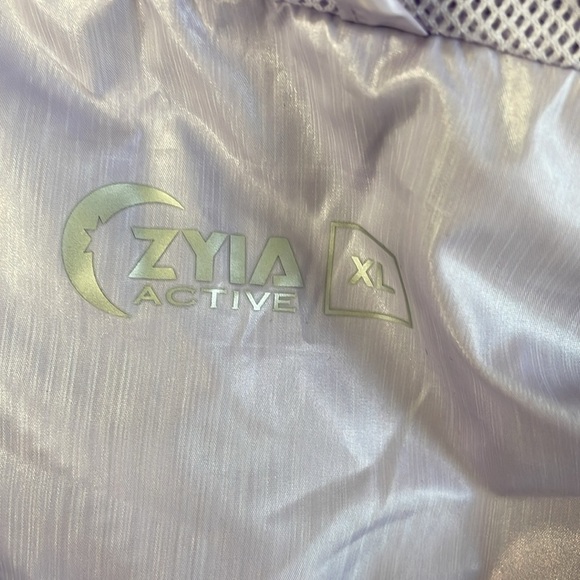 ZYIA Active Lilac Shine Bomber Jacket - Picture 5 of 8
